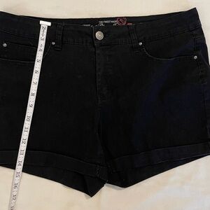Faded Glory Women's Black Jean Shorts